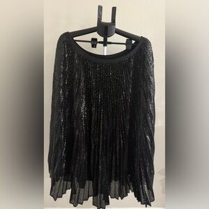 Polo by Ralph Lauren Black Sequin Skirt